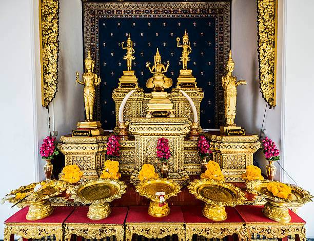 istock Buddha statues in Bangkok's city pillar shrine 513230504