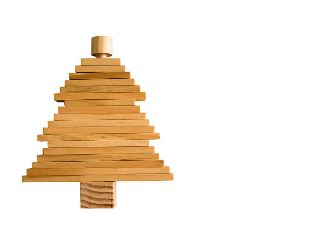 istock Christmas tree wooden block 513233087