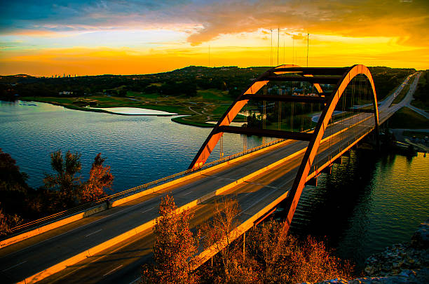 istock Once in a lifetime Sunset overlooking 360 Pennybacker Bridge 513233353