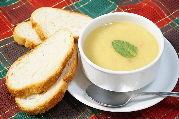 istock bowl of soup and bread 513233675