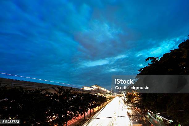 Traffic Streams Stock Photo - Download Image Now - Activity, Architecture, Avenue