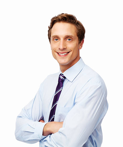 istock Confident Businessman Standing Arms Crossed 513238660
