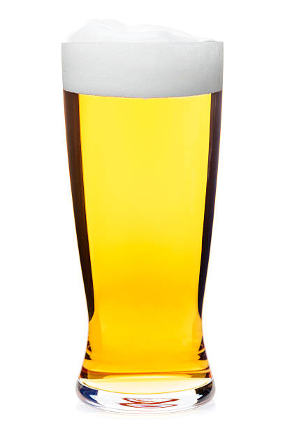 istock Tall glass of pilsner beer isolated 513239852