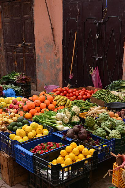 istock Market stall, Marrakech, Morocco, Africa. 513250028