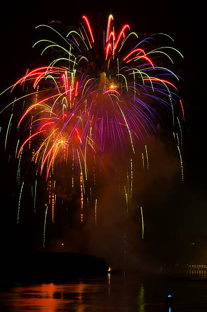 istock Colorful fireworks. Fireworks are a class of explosive pyrotechnic devices 513250709