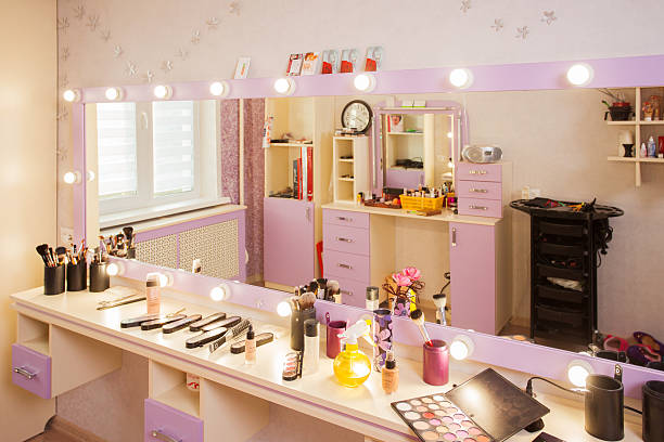 istock Workplace makeup artist. Barbershop 513250792