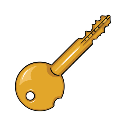 Key Stock Image Cartoon Vector Single Cartoon Modern Key Stock Illustration - Download Image ...