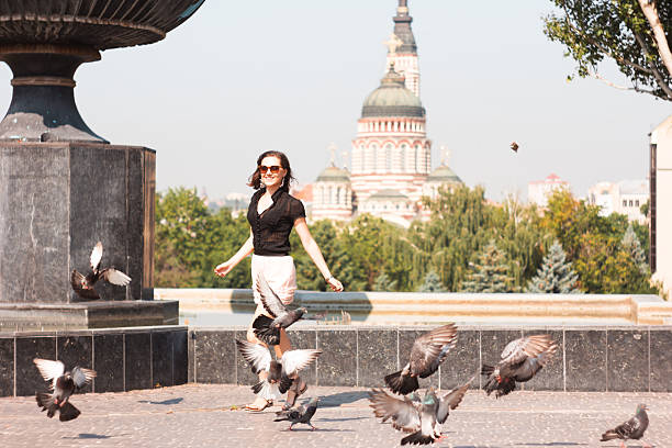 istock Girl and doves 513252843