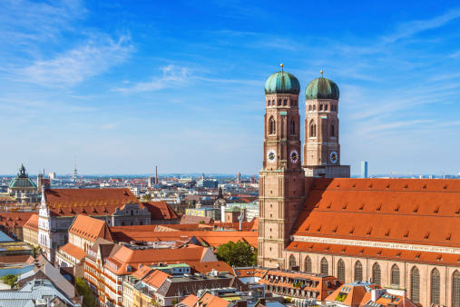 The Catholic Church of Our Blessed Lady (Frauenkirche) is the landmark of Munich and the city's largest church.