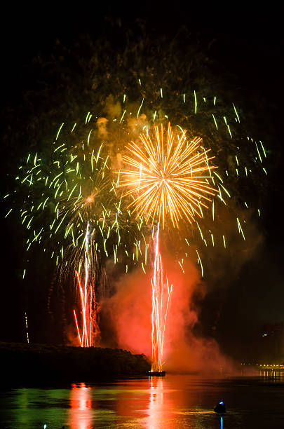istock Colorful fireworks. Fireworks are a class of explosive pyrotechnic devices 513253917