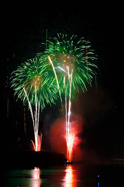 istock Colorful fireworks. Fireworks are a class of explosive pyrotechnic devices 513253919