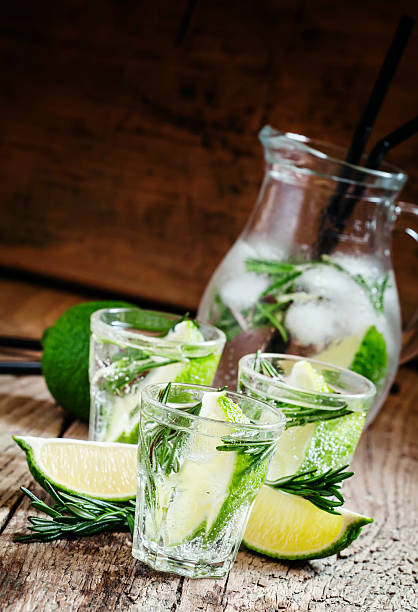 istock Drink with lime, rosemary, honey and soda 513254192
