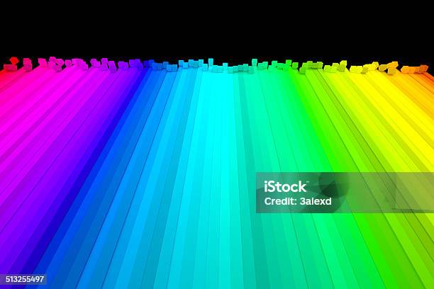 Rainbow Boxes Stock Photo - Download Image Now - Abstract, Backgrounds, Color Gradient