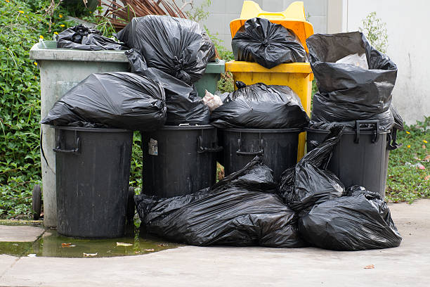 istock Plastic trashcan, overloaded with wastes and rubbish 513256063