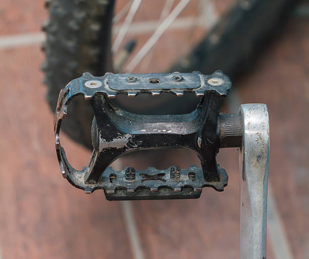 istock Old Steel black pedal 513257993
