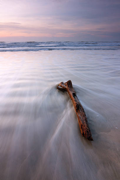 Peaceful seascape at sunset in Kuala Penyu, Sabah, East Malaysia Peaceful seascape at sunset in Kuala Penyu, Sabah, East Malaysia, Borneo penyu kuala stock pictures, royalty-free photos & images