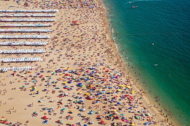 istock Very crowded beach in Portugal 513274573