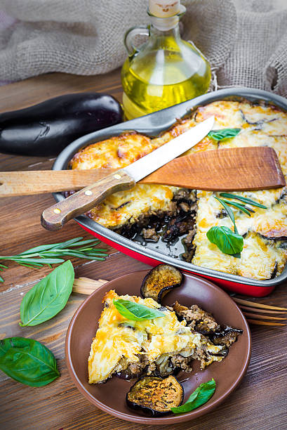 istock Greek Moussaka of eggplant 513274755