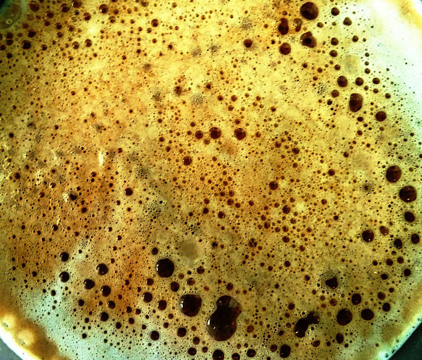 Bubbles in the water as a background