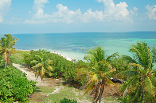 view of Bahia Honda beach in the Florida Keys