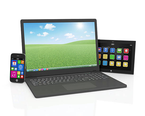 istock Laptop, Smart Phone and Tablet PC isolated on white background 513293609