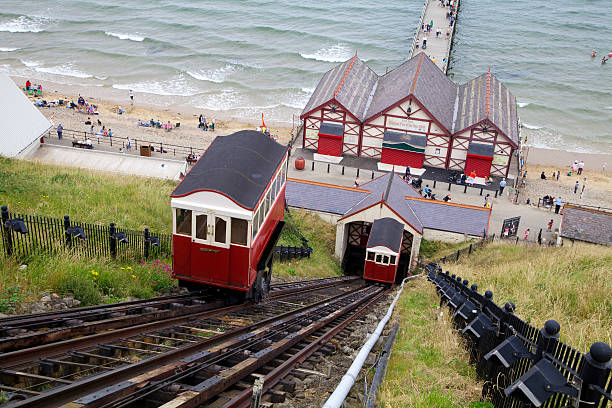 istock Saltburn Cliff Lift and Pier 513293847