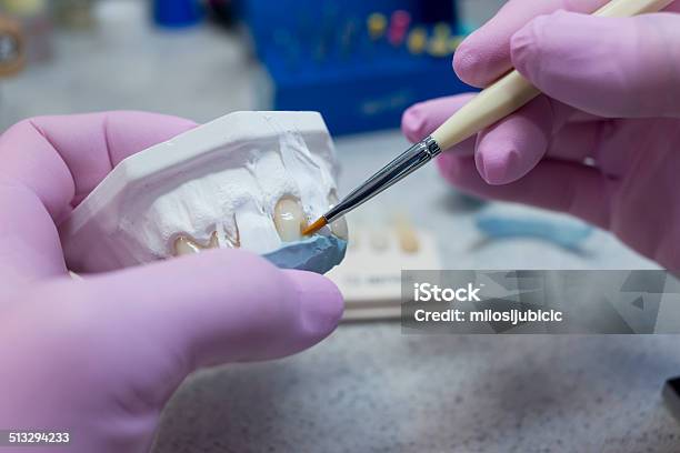 Dental Stock Photo - Download Image Now - Technician, Bent, Bridge - Built Structure