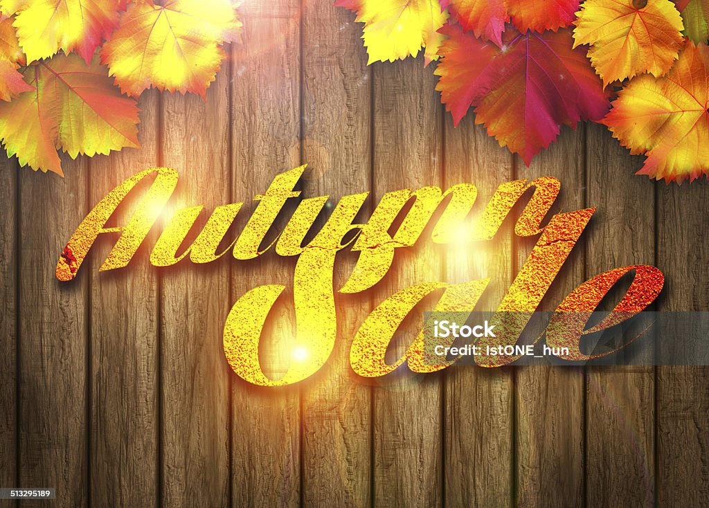 Autumn background Nature autumn sale design background with space Abstract Stock Photo