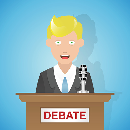 Ilustración de Debate Político Dibujos Animados y más Vectores Libres de  Derechos de Ansiedad - Ansiedad, Campaña política, Comunicación - iStock