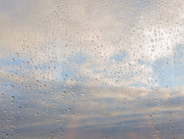istock Drops of rain on glass. 513295952