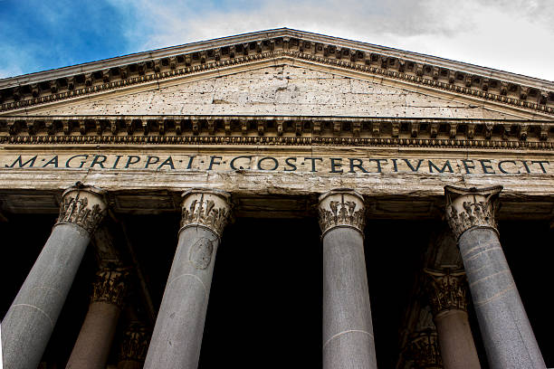 istock Low angle view of Pantheon in Rome, Italy 513296588