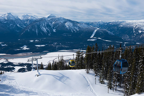 Revelstoke ski resort in winter