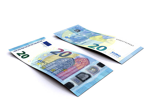 istock Note of a EUR 3D bill 513297700