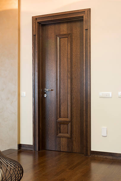 istock Wooden door 513297786