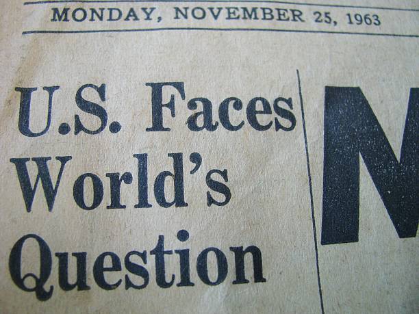 istock Old Newsprint - US Faces World's Question 513298396