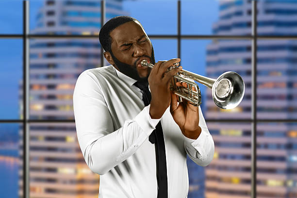 istock Trumpeter's late evening rehearsal. 513299170