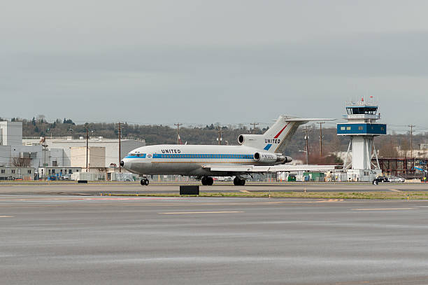 Boeing 727#1 Terre di Boeing Campo - foto stock