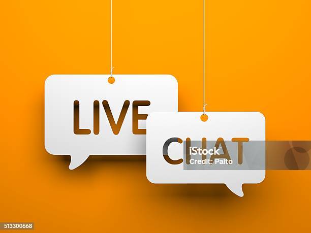 Live Chat Stock Photo - Download Image Now - Talking, Discussion, Live Event