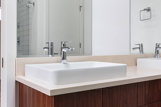 Luxury modern sink stock photo