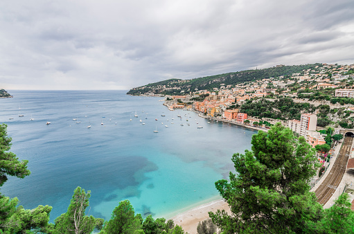 France, Nice Cote d'Azur - Shot made during a trip in a camper in November 2013; wide angle and long exposure.