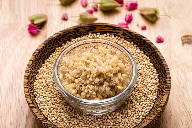 Quinoa seed stock photo