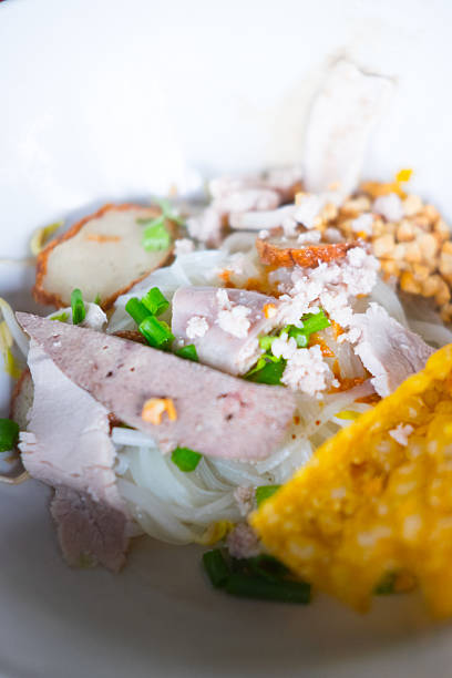 istock Pork noodles with thai style 513306986