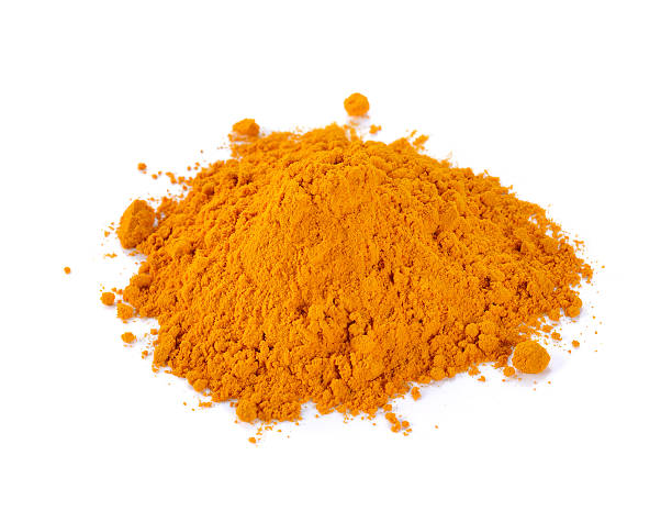 istock Turmeric (Curcuma) powder isolated on white background. 513309040
