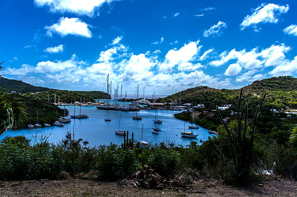 istock Caribean with Sail lboats 513310464