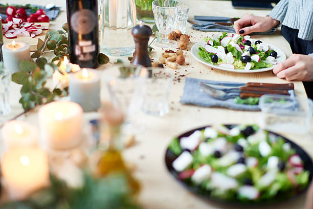 istock Fresh salad with black olives 513311332