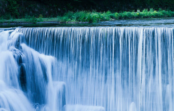 wasserfälle - spring waterfall japan landscape stock-fotos und bilder