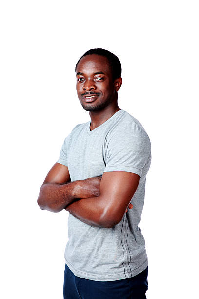 istock Portrait of a cheerful african man 513316501