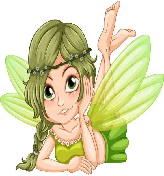 Vector illustration of Gree fairy