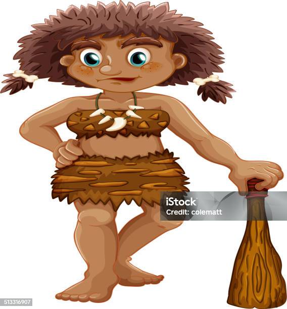 Caveman Stock Illustration - Download Image Now - Adult, Barefoot, Clip Art