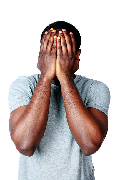 istock Portrait of a depressed african man 513317071